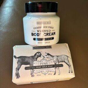 🌸 Beekman Goat Milk Body Cream and Soap 🐐